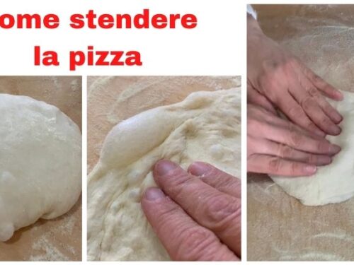 Come stendere la pizza rotonda