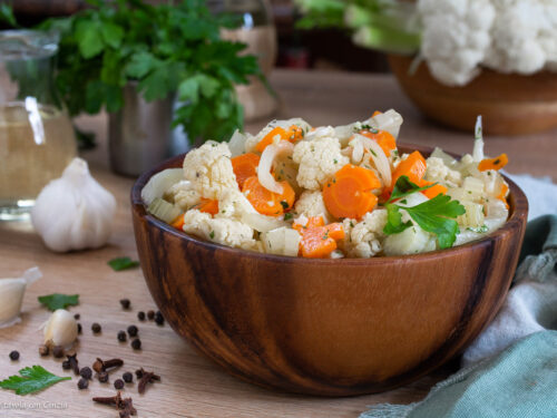 Giardiniera croccante in agrodolce