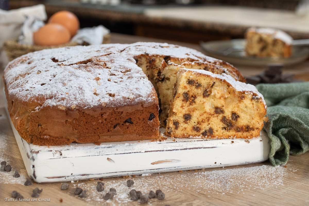 Torta pere e cioccolato soffice