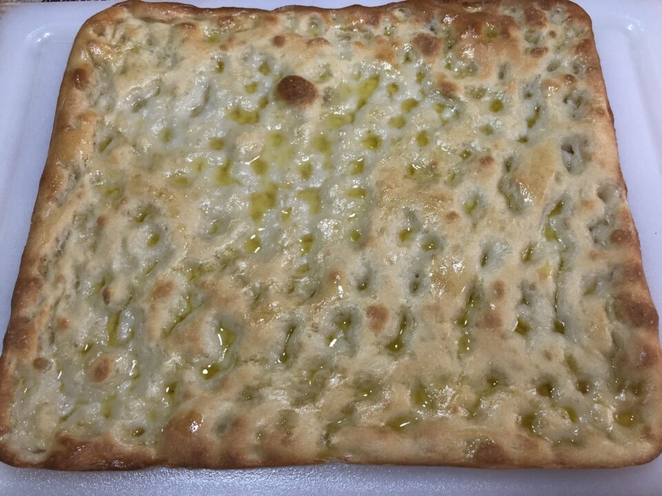 focaccia genovese fugassa