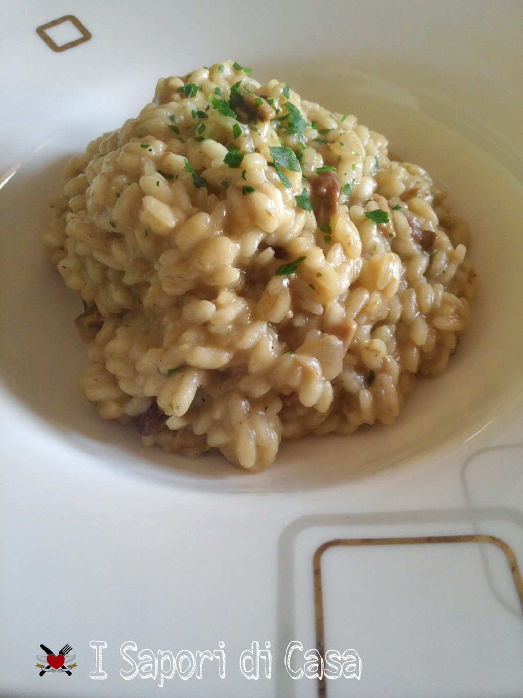Risotto ai funghi porcini e latte