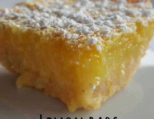 Lemon bars – ricetta americana