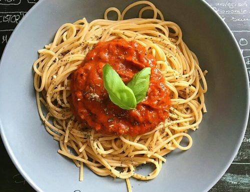 Spaghetti al ragu di verdure