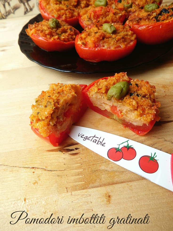 Pomodori imbottiti gratinati