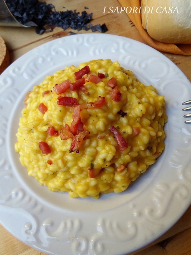 RISOTTO CON LA ZUCCA E SPECK