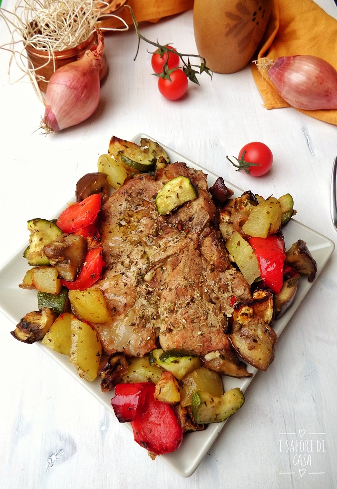 Braciole alla greca con verdure