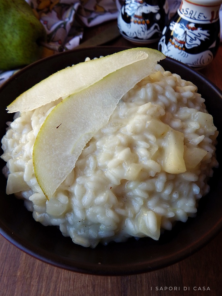 Risotto pere e gorgonzola