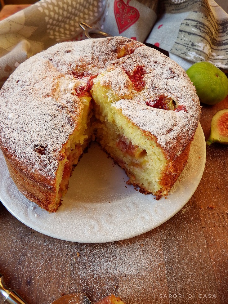 Torta ai fichi e pistacchi