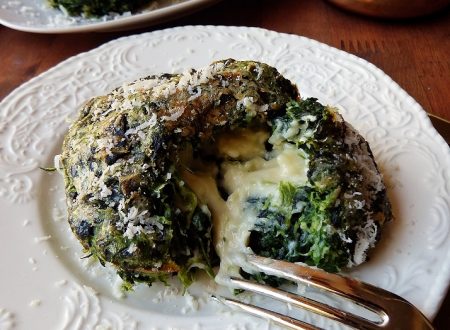 TORTINO AGLI SPINACI CON CUORE FILANTE