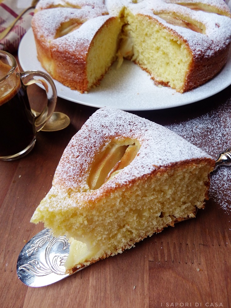 Torta con pere e yogurt sofficissima