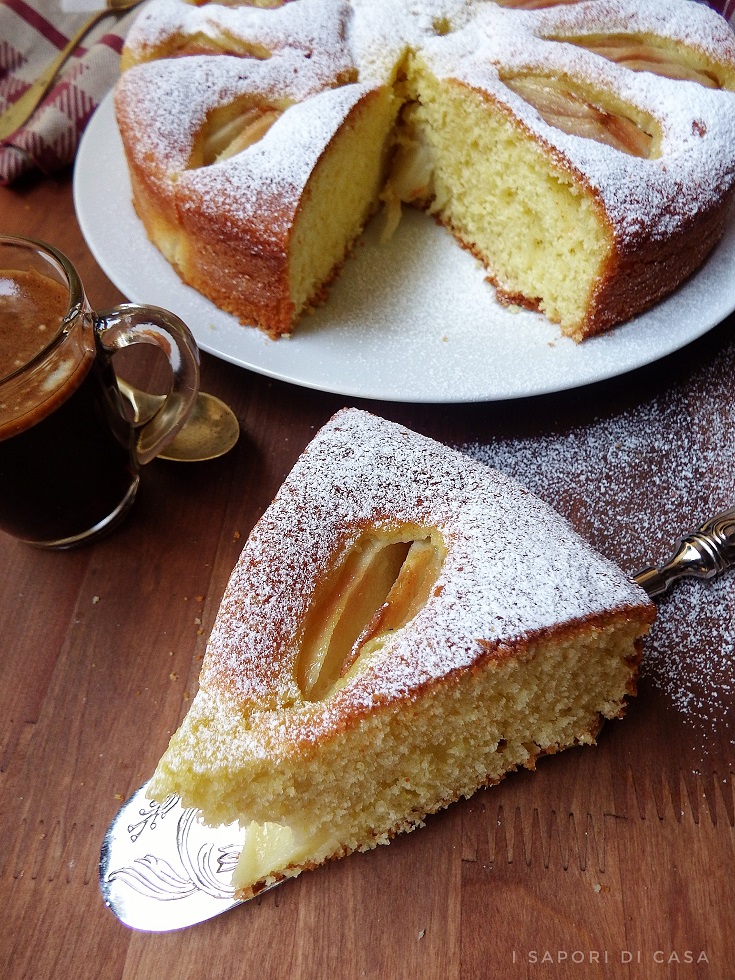 Torta con pere e yogurt sofficissima