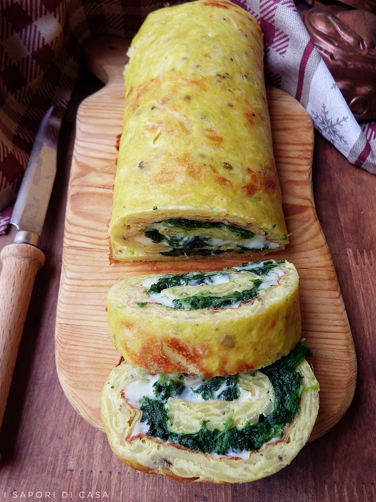 Rotolo di patate e spinaci