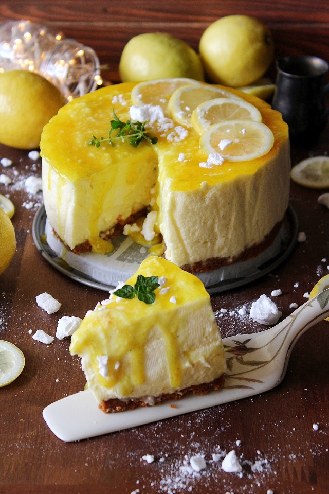 Torta mousse al limone