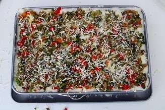 Lasagne con ragù di verdure