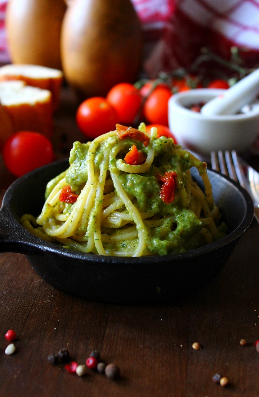 Spaghetti con peso di broccoli