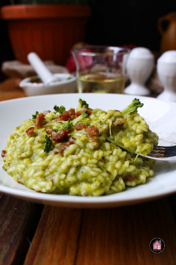 RISOTTO CON BROCCOLI E SALSICCIA I SAPORI DI CASA