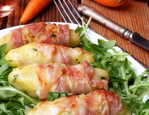 INVOLTINI DI PATATE E PANCETTA