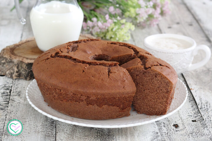 Ricetta Ciambella al cioccolato, con cioccolato al latte
