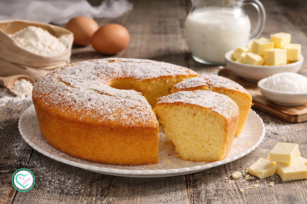 Ricetta Ciambellone al cioccolato bianco