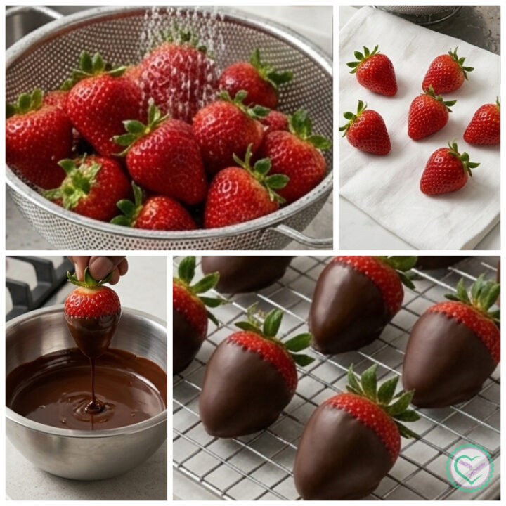 Fragole al cioccolato, preparazione