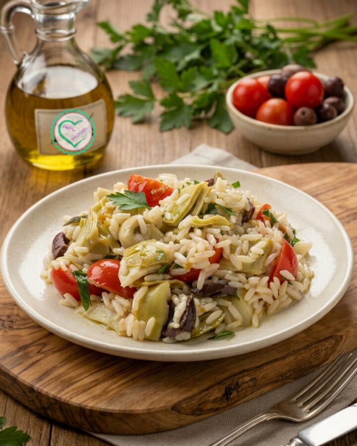 Insalata di riso vegetariana, ricetta facile e veloce