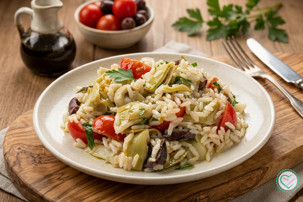 Ricetta Insalata di riso vegetariana