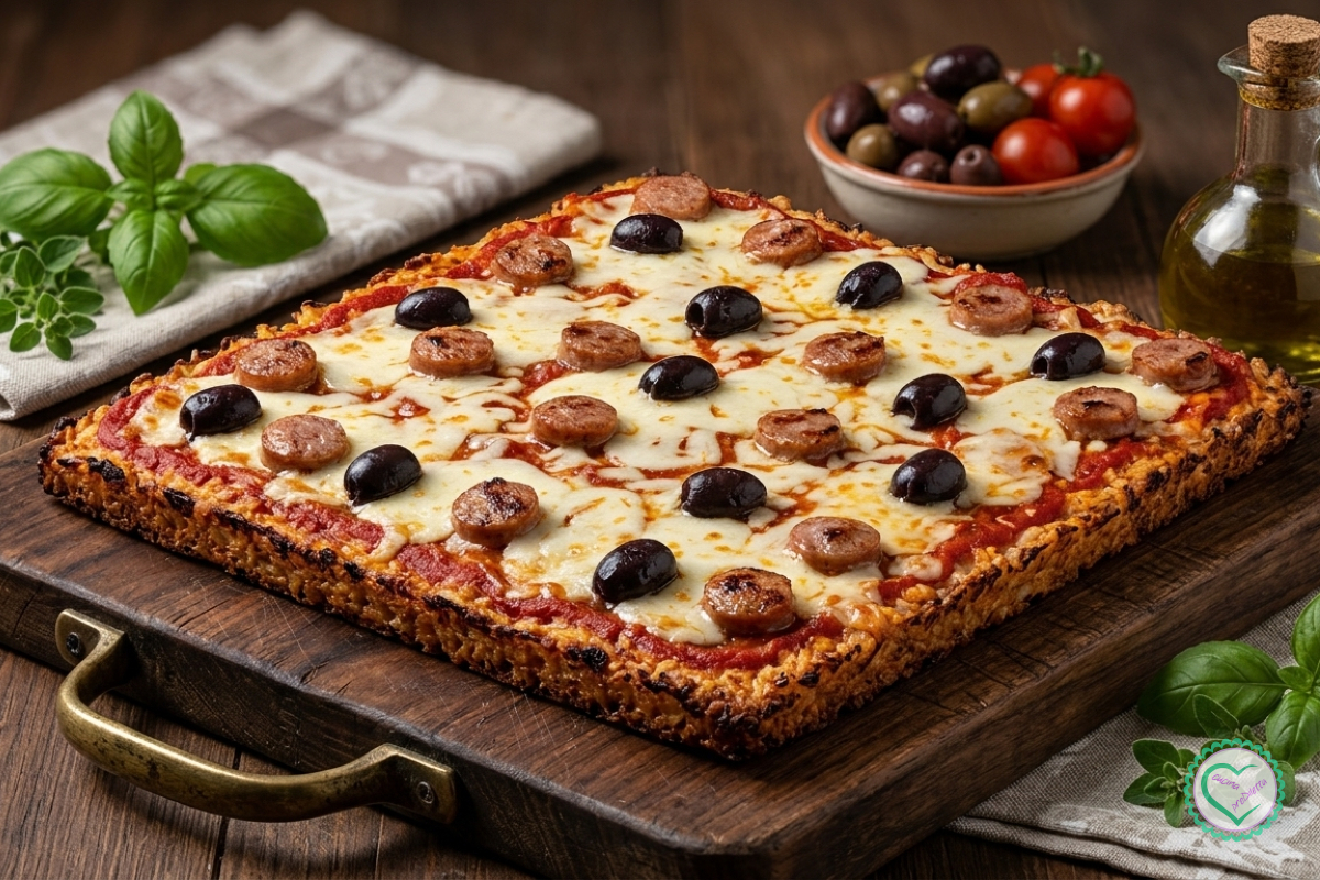 Ricetta Pizza di riso senza farina