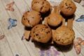 Muffins con gocce di cioccolato fondente