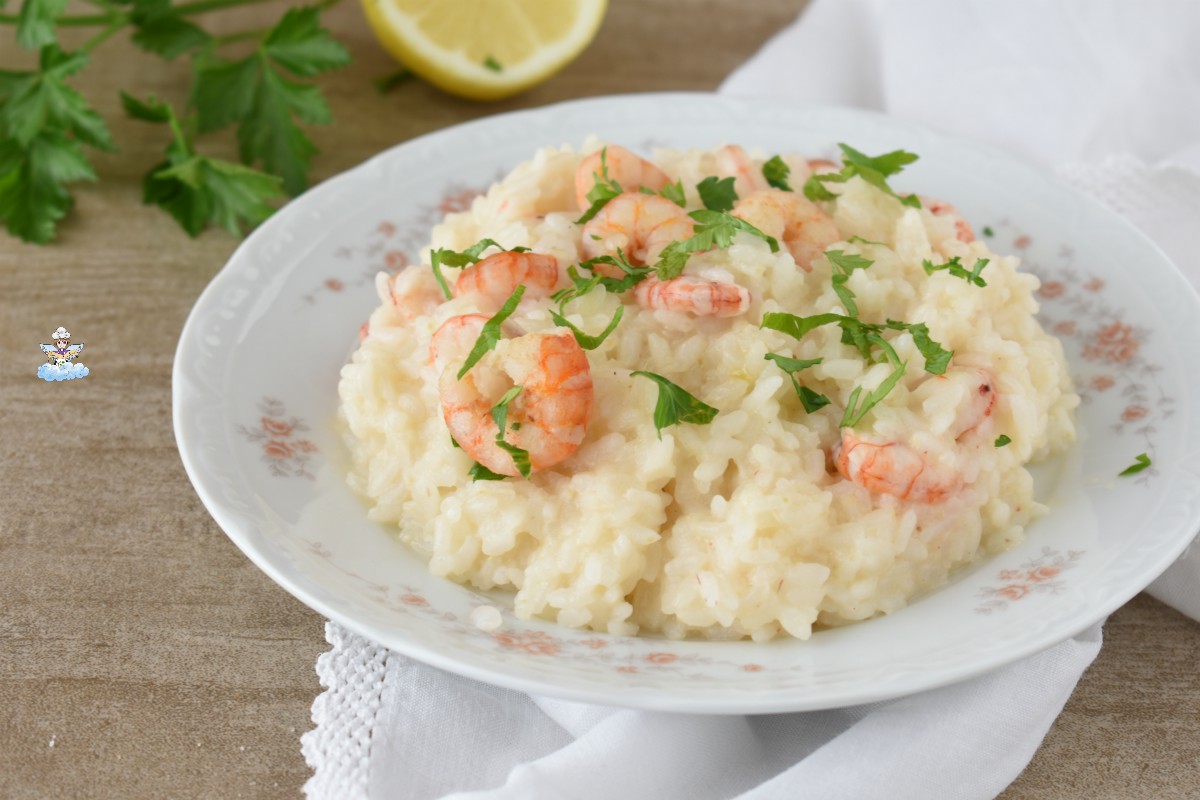 Risotto cremoso ai gamberetti - Cucina Serafina