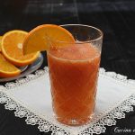 Centrifugato di mela, arancia e pompelmo Cucina vista mare