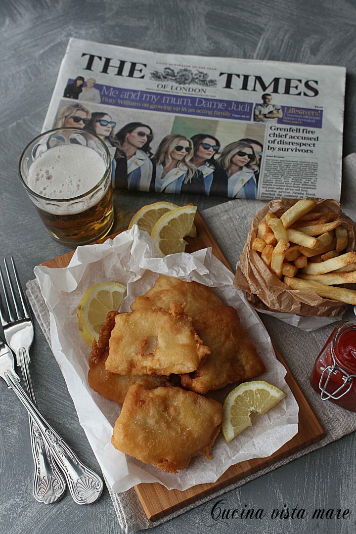 Fish and chips Cucina vista mare
