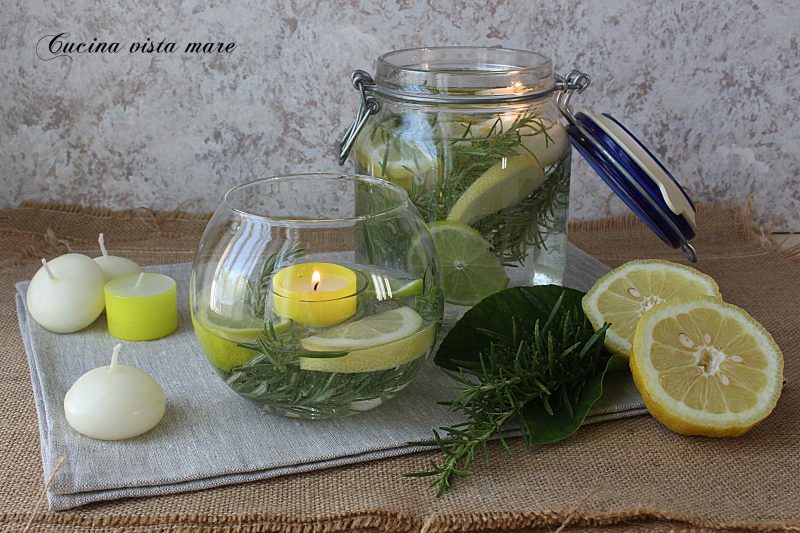Decorare la tavola con le candele