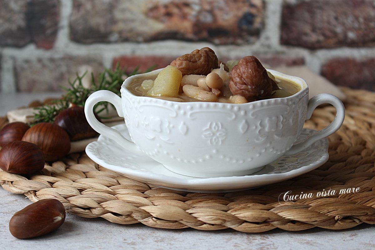 Minestra Di Fagioli E Castagne