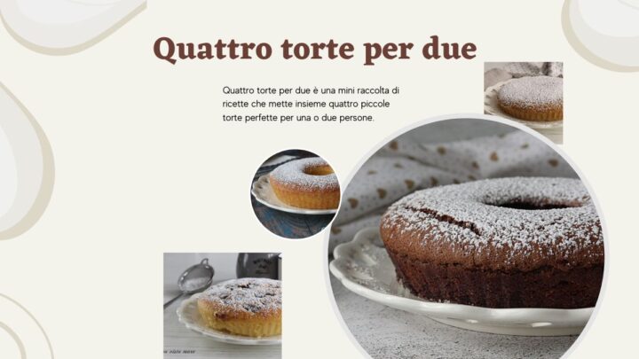 Quattro torte per due Cucina vista mare