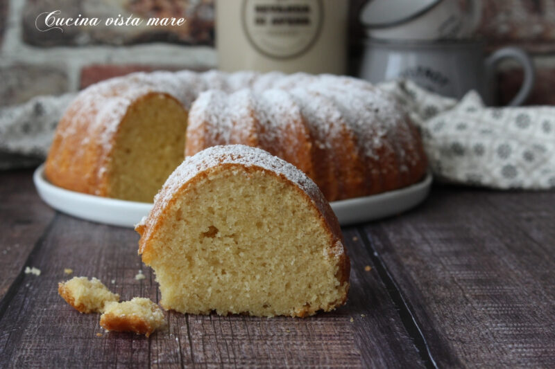 Ciambella soffice al latte di avena