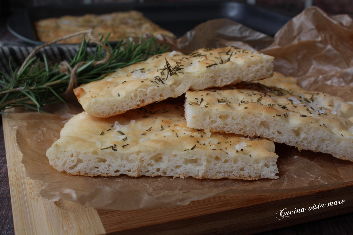 Focaccia Alla Ricotta Senza Glutine Cucina Vista Mare