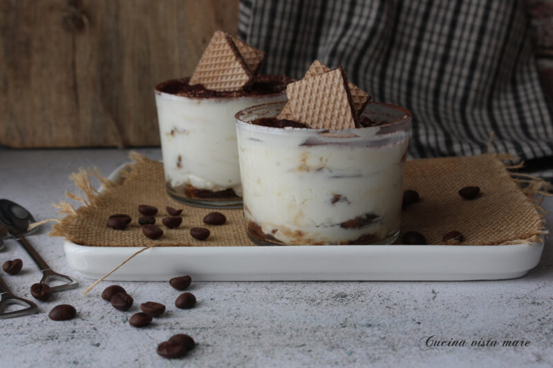 Tiramisù con wafer