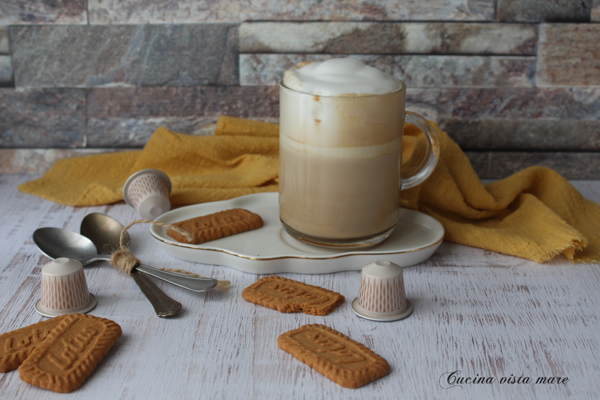 Cappuccino al caramello Cucina vista mare