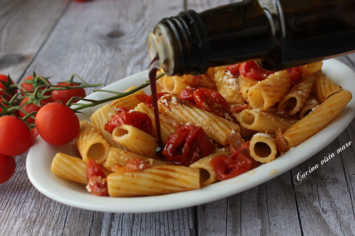 Amatriciana estiva Cucina vista mare