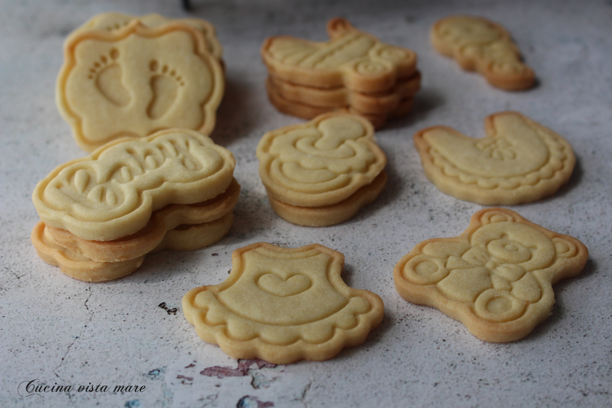 Biscotti baby shower Cucina vista mare
