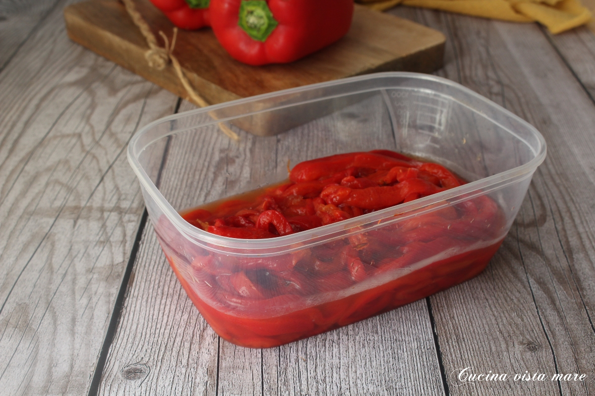 Come congelare i peperoni arrosto Cucina vista mare