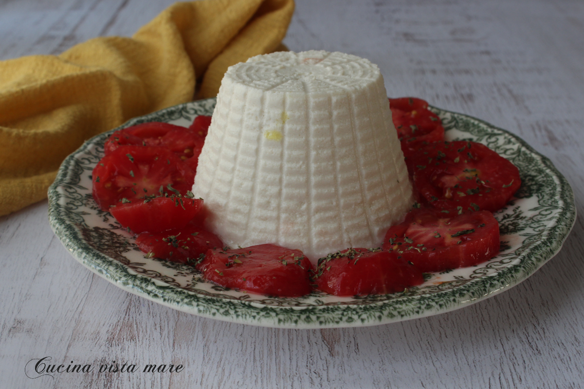 Ricotta di mandorle Cucina vista mare