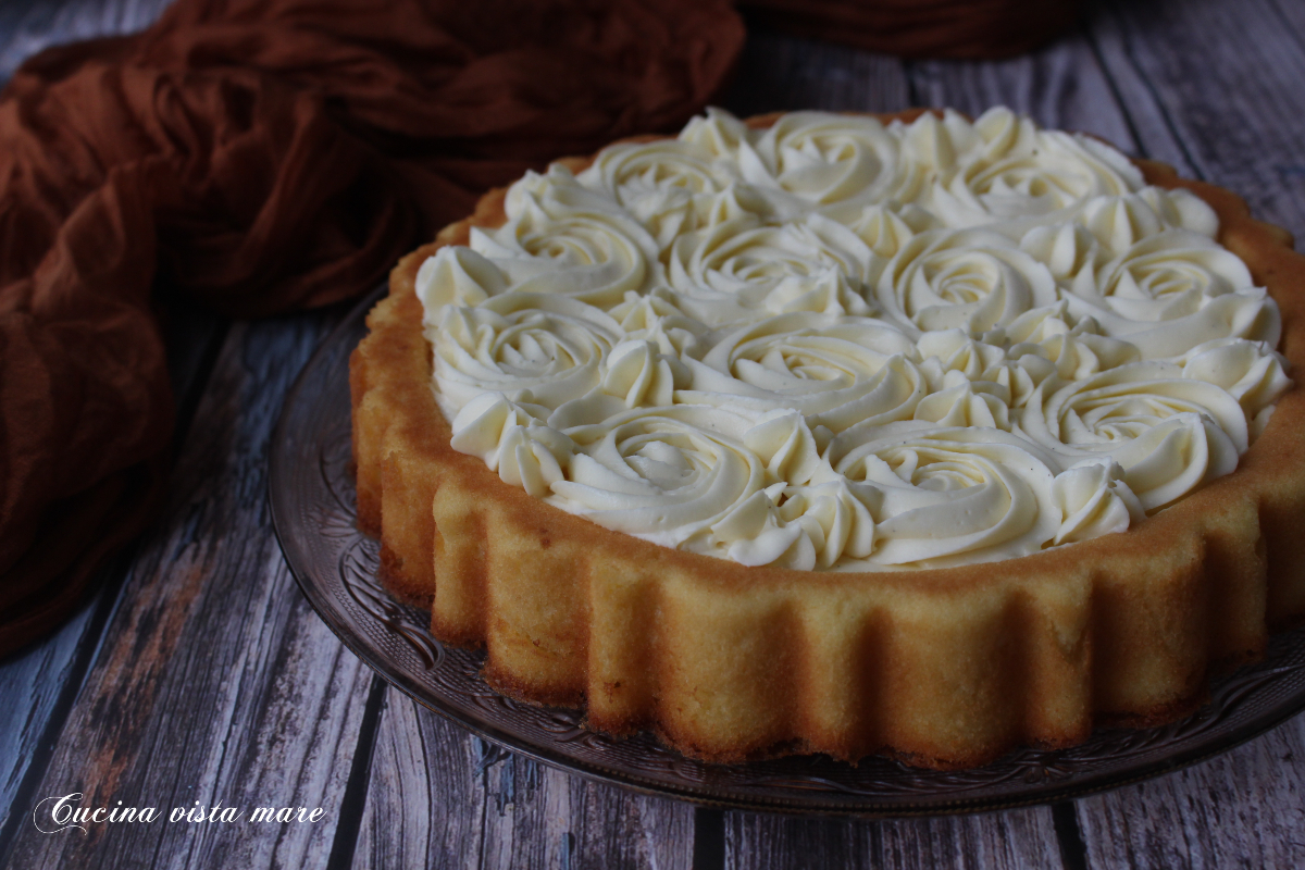 Torta Mary Ann con diplomatica al mascarpone Cucina vista mare