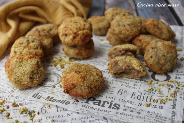 Mini burger saporiti Cucina vista mare