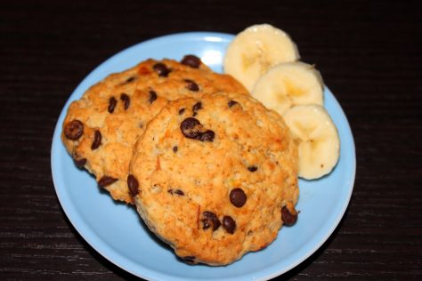 Cookies banana e cioccolato - Diario di una Cuoca e di un diabetico