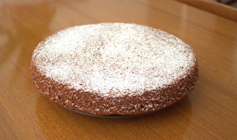 Torta integrale con noci