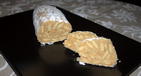 Salame al cioccolato bianco