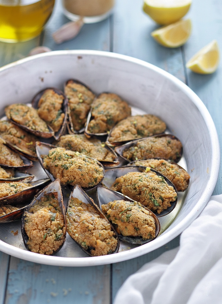 Cozze gratinate