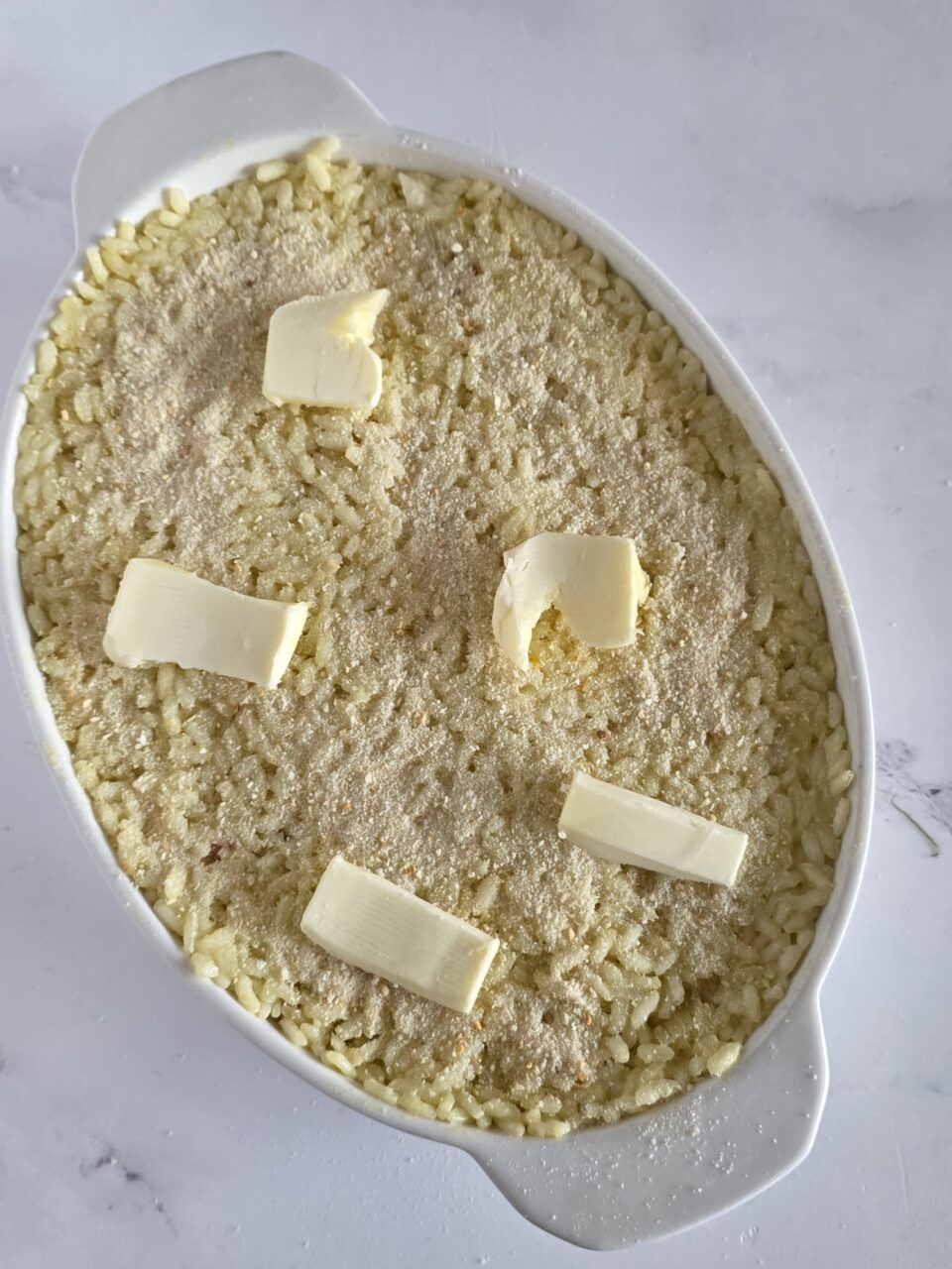 Sformato di riso al forno con prosciutto e mozzarella