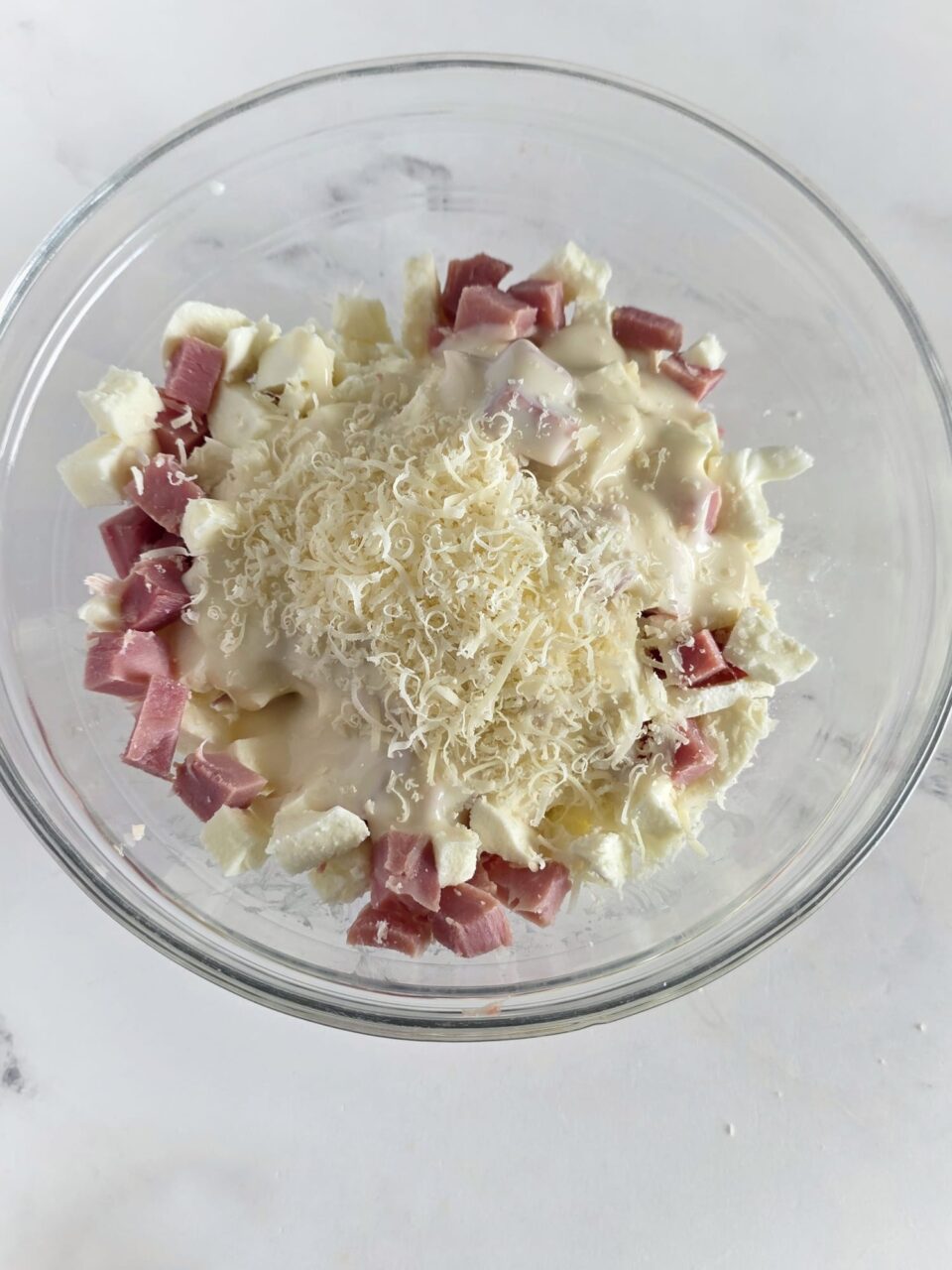 Sformato di riso al forno con prosciutto e mozzarella